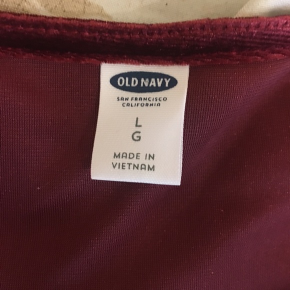 OLD NAVY Sleevless Top. Size L. Velvet Sensation - Picture 5 of 6